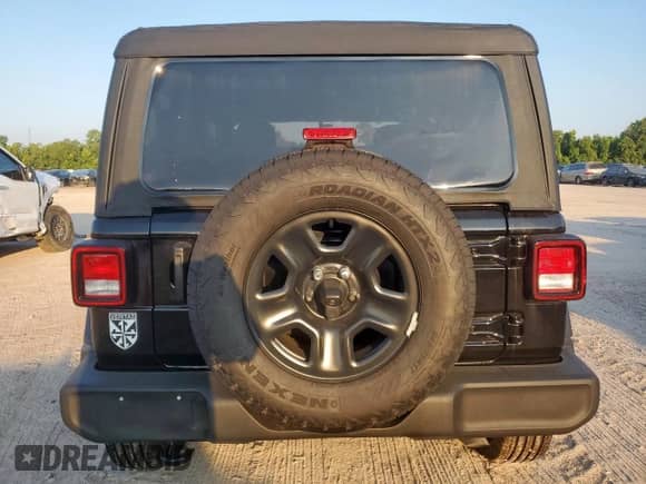 2025 Jeep Wrangler Sport с VIN 1C4PJXAG3SW519141, выставлен на аукционе Copart как лот 58224815 с пробегом 5 562 миль миль и Списание • Salvage title. История ставок и продаж доступна на DreamBid. Изображение 6.