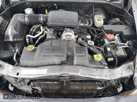 2004 Dodge Dakota with VIN 1D7FL16K34S554343, listed as a Copart auction lot 84607944 with 352,061 mi miles and Salvage title. Bid and sale history available at DreamBid. Image 12.