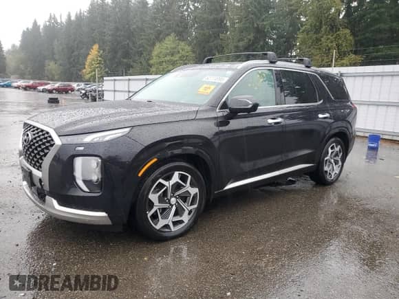2022 Hyundai Palisade Calligraphy с VIN KM8R7DHE6NU397848, выставлен на аукционе Copart как лот 82774995 с пробегом Не указан миль и Списание • Salvage title. История ставок и продаж доступна на DreamBid. Изображение 1.
