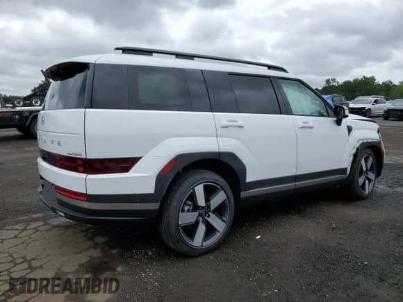 2025 Hyundai Santa Fe Limited with VIN 5NMP3DG15SH031632, listed as a Copart auction lot 63827535 with 1,082 mi miles and Non repairable. Bid and sale history available at DreamBid. Image 3.
