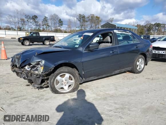 2003 Honda Accord LX with VIN 1HGCM56313A015073, listed as a Copart auction lot 69449135 with Not provided miles and Salvage title. Bid and sale history available at DreamBid. Image 1.