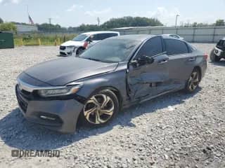 2018 Honda Accord EX z VIN 1HGCV1F47JA133592, wystawiony jako Copart lot #80623245 z przebiegiem 172 034 mil mil oraz Szkoda całkowita • Salvage title. Historia ofert i sprzedaży dostępna na DreamBid. Obrazek 1.