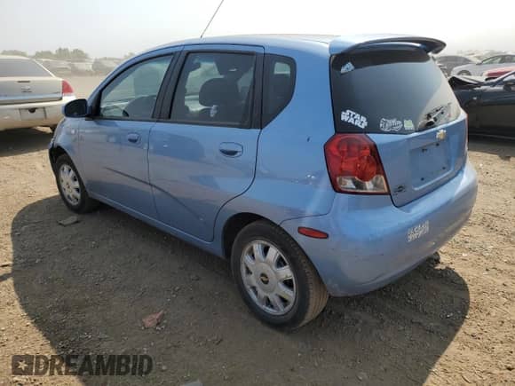 2005 Chevrolet Aveo LT с VIN KL1TG626X5B442803, выставлен на аукционе Copart как лот 70768604 с пробегом 94 665 миль миль и Списание • Salvage title. История ставок и продаж доступна на DreamBid. Изображение 2.