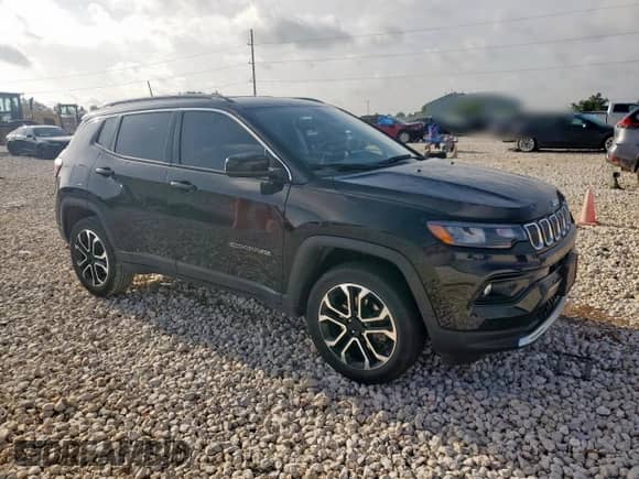 2022 Jeep Compass (RED) Edition with VIN 3C4NJDCB9NT233022, listed as a Copart auction lot 64565225 with 15,643 mi miles and Clean title. Bid and sale history available at DreamBid. Image 4.