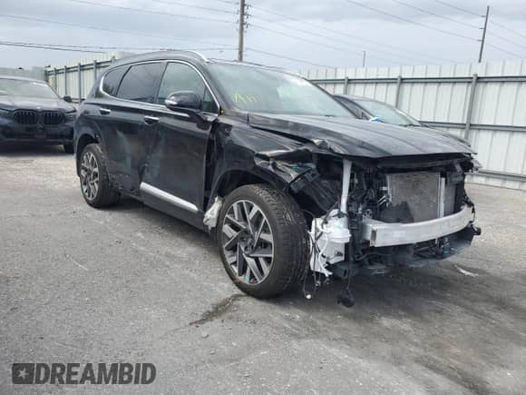 2022 Hyundai Santa Fe Calligraphy с VIN 5NMS54AL0NH422254, выставлен на аукционе Copart как лот 81257595 с пробегом 72 498 миль миль и На запчасти • Non repairable. История ставок и продаж доступна на DreamBid. Изображение 4.