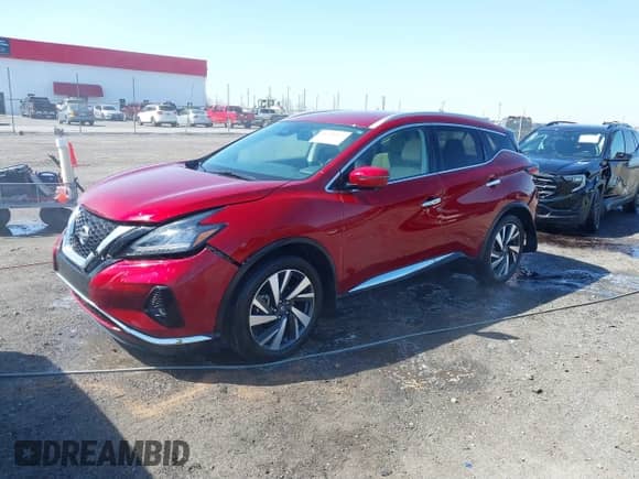 2022 Nissan Murano SL with VIN 5N1AZ2CJ8NC107826, listed as a IAAI auction lot 41790515 with 56,197 mi miles and . Bid and sale history available at DreamBid. Image 2.