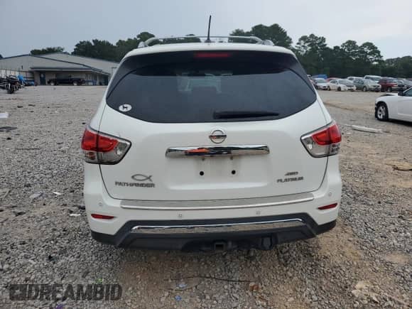 2014 Nissan Pathfinder Platinum with VIN 5N1AR2MM1EC652114, listed as a Copart auction lot 66991445 with 155,936 mi miles and Salvage title. Bid and sale history available at DreamBid. Image 6.