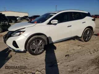 2024 Nissan Murano Platinum with VIN 5N1AZ2DJXRC103703, listed as a Copart auction lot 85443984 with 8,840 mi miles and Salvage title. Bid and sale history available at DreamBid. Image 1.