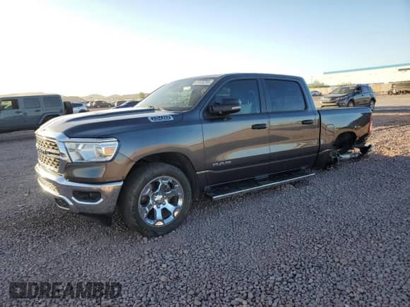 2023 Ram 1500 Big Horn with VIN 1C6RREFT0PN687030, listed as a Copart auction lot 61545295 with 41,552 mi miles and Salvage title. Bid and sale history available at DreamBid. Image 1.