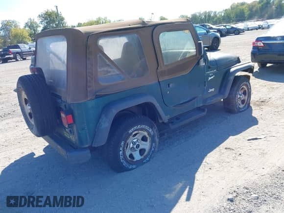 1997 Jeep Wrangler Sport с VIN 1J4FY19S3VP547673, выставлен на аукционе IAAI как лот 43393588 с пробегом 173 065 миль миль и . История ставок и продаж доступна на DreamBid. Изображение 4.