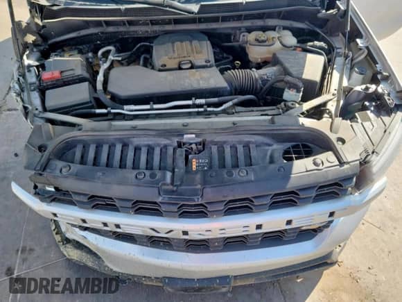 2022 Chevrolet Silverado 1500 Custom with VIN 1GCPWBEK7NZ230995, listed as a Copart auction lot 80753555 with 93,891 mi miles and Salvage title. Bid and sale history available at DreamBid. Image 11.