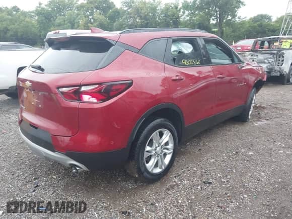 2019 Chevrolet Blazer with VIN 3GNKBBRA4KS584674, listed as a IAAI auction lot 42840868 with 61,621 mi miles and . Bid and sale history available at DreamBid. Image 4.