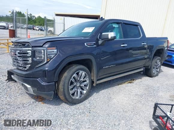 2023 GMC Sierra 1500 Denali with VIN 3GTUUGEL8PG176222, listed as a IAAI auction lot 42451770 with 42,780 mi miles and . Bid and sale history available at DreamBid. Image 2.