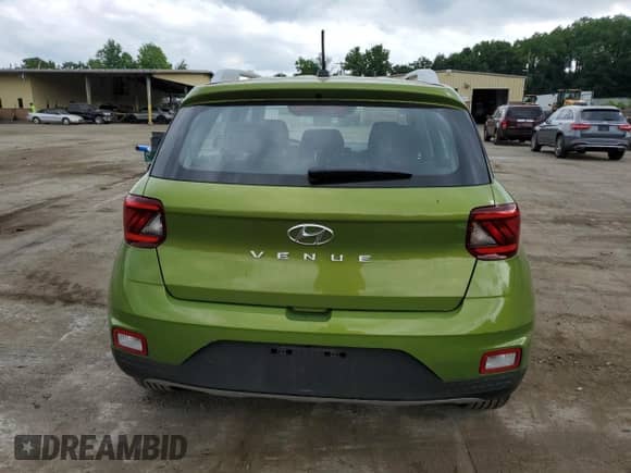 2024 Hyundai Venue SEL with VIN KMHRC8A36RU282877, listed as a Copart auction lot 62853464 with 18,312 mi miles and Salvage title. Bid and sale history available at DreamBid. Image 6.