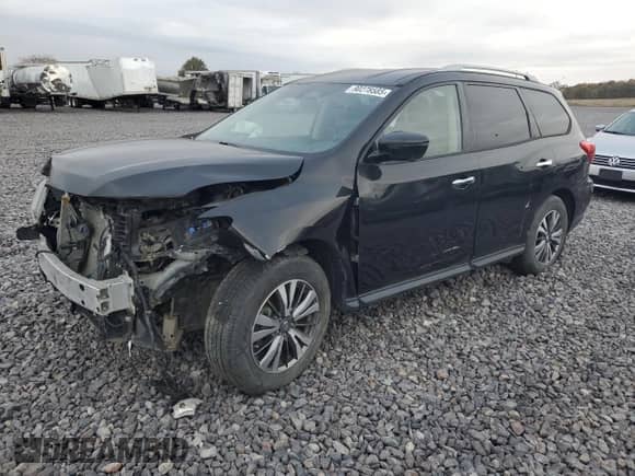 2020 Nissan Pathfinder SL with VIN 5N1DR2CM5LC605647, listed as a Copart auction lot 90278585 with Not provided miles and Salvage title. Bid and sale history available at DreamBid. Image 1.
