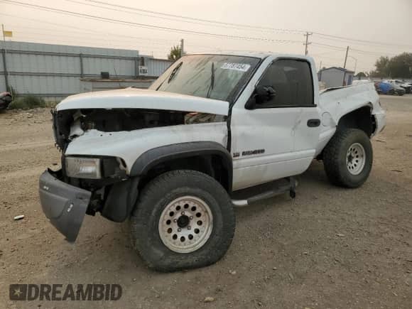 1997 Dodge 1500 with VIN 1B7HF16Y8VS241207, listed as a Copart auction lot 67787454 with 128,615 mi miles and Salvage title. Bid and sale history available at DreamBid. Image 1.