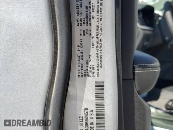 2024 Jeep Grand Cherokee Altitude X with VIN 1C4RJKAG0R8624570, listed as a Copart auction lot 70735605 with 24,407 mi miles and Salvage title. Bid and sale history available at DreamBid. Image 13.