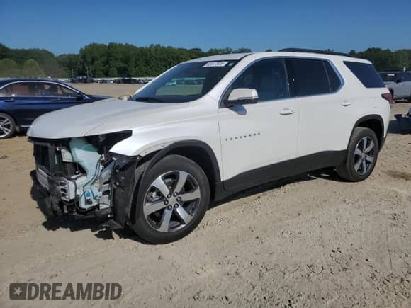 2022 Chevrolet Traverse LT z VIN 1GNERHKW4NJ126561, wystawiony jako Copart lot #65517905 z przebiegiem 24 365 mil mil oraz Szkoda całkowita • Salvage title. Historia ofert i sprzedaży dostępna na DreamBid. Obrazek 1.