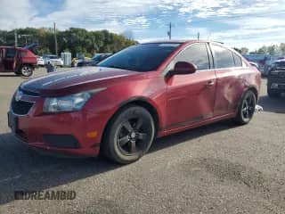 2012 Chevrolet Cruze 1LT with VIN 1G1PF5SC0C7112920, listed as a Copart auction lot 82248485 with 87,379 mi miles and Salvage title. Bid and sale history available at DreamBid. Image 1.