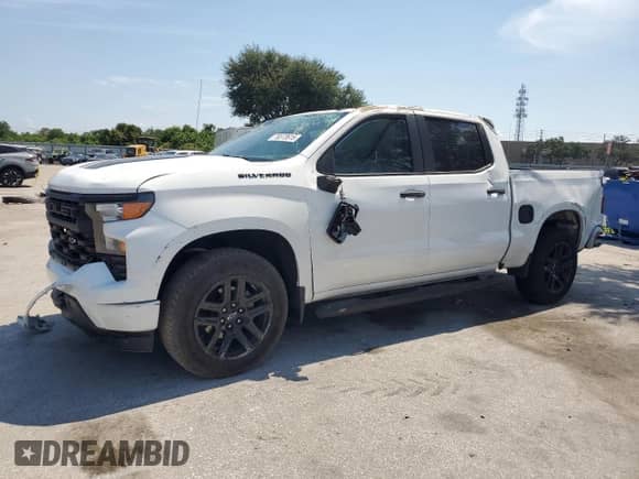 2022 Chevrolet Silverado 1500 Custom with VIN 1GCPABEK2NZ513531, listed as a Copart auction lot 70373615 with 91,060 mi miles and Non repairable. Bid and sale history available at DreamBid. Image 1.