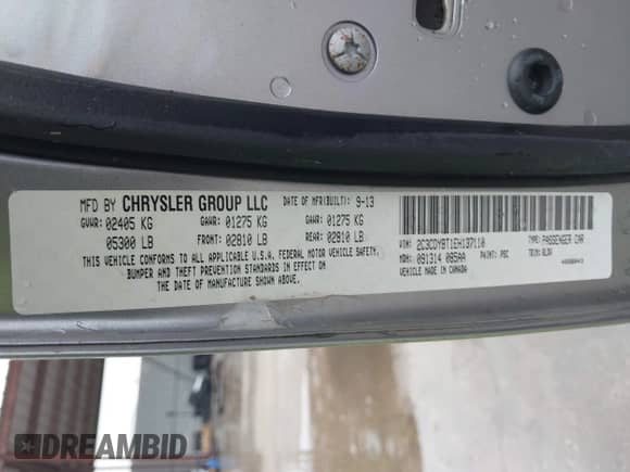 2014 Dodge Challenger R/T с VIN 2C3CDYBT1EH137110, выставлен на аукционе IAAI как лот 43291322 с пробегом 115 225 миль миль и . История ставок и продаж доступна на DreamBid. Изображение 9.