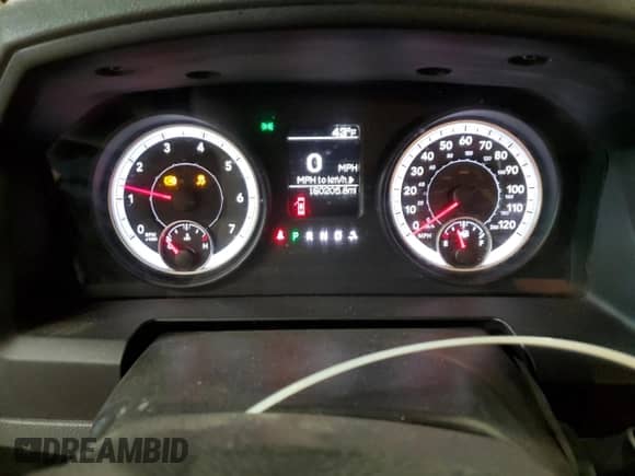 2013 Ram 1500 Tradesman with VIN 3C6JR6AP6DG571137, listed as a Copart auction lot 42914765 with 160,205 mi miles and Salvage title. Bid and sale history available at DreamBid. Image 9.