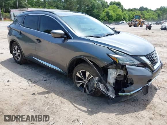 2019 Nissan Murano SL with VIN 5N1AZ2MJ9KN157214, listed as a IAAI auction lot 42283440 with 85,945 mi miles and . Bid and sale history available at DreamBid. Image 1.