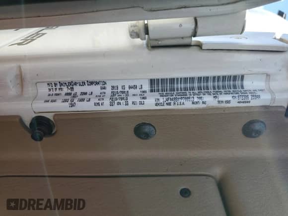 2000 Jeep Wrangler Sport z VIN 1J4FA49SXYP700513, wystawiony jako Copart lot #80155385 z przebiegiem 129 836 mil mil oraz Szkoda całkowita • Salvage title. Historia ofert i sprzedaży dostępna na DreamBid. Obrazek 12.