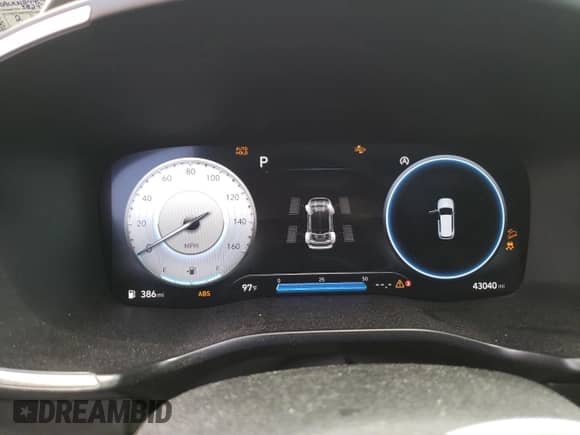 2022 Hyundai Santa Fe Calligraphy с VIN 5NMS5DALXNH445458, выставлен на аукционе Copart как лот 63196245 с пробегом 43 040 миль миль и Списание • Salvage title. История ставок и продаж доступна на DreamBid. Изображение 9.