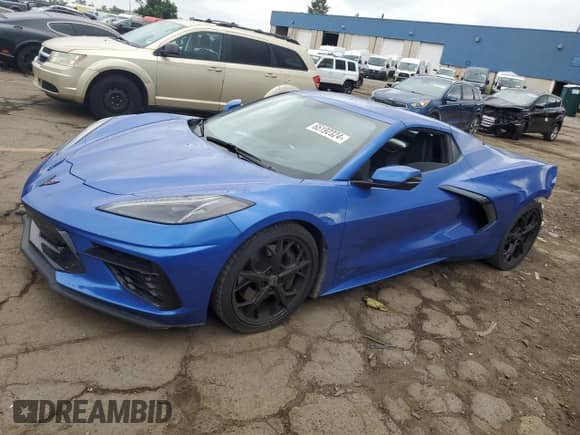 2021 Chevrolet Corvette 2LT с VIN 1G1YB3D48M5124739, выставлен на аукционе Copart как лот 65192324 с пробегом 38 415 миль миль и Чистый • Clean title. История ставок и продаж доступна на DreamBid. Изображение 1.