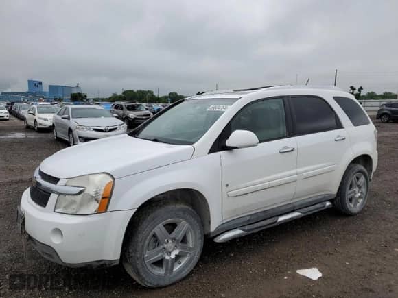 2009 Chevrolet Equinox LTZ z VIN 2CNDL83FX96215747, wystawiony jako Copart lot #59834764 z przebiegiem 173 064 mil mil oraz Szkoda całkowita • Salvage title. Historia ofert i sprzedaży dostępna na DreamBid. Obrazek 1.