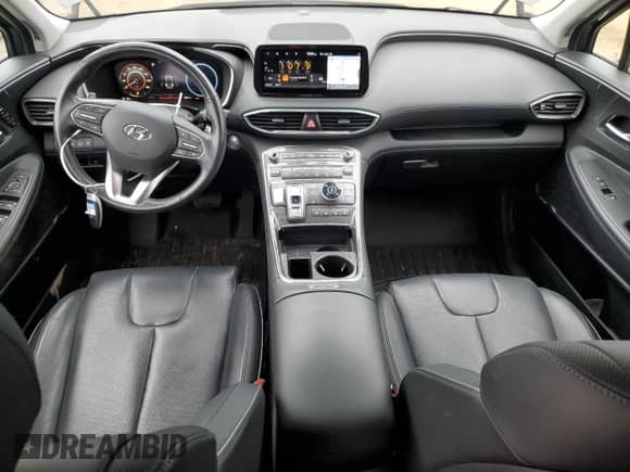 2021 Hyundai Santa Fe Limited with VIN 5NMS4DAL8MH343092, listed as a Copart auction lot 61070645 with 20,187 mi miles and Salvage title. Bid and sale history available at DreamBid. Image 8.