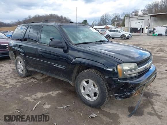 2002 Chevrolet TrailBlazer LS with VIN 1GNDT13SX22308464, listed as a IAAI auction lot 41225470 with 127,370 mi miles and . Bid and sale history available at DreamBid. Image 1.