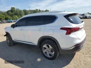 2021 Hyundai Santa Fe SEL with VIN 5NMS2DAJXMH349349, listed as a Copart auction lot 71460765 with 52,182 mi miles and Non repairable. Bid and sale history available at DreamBid. Image 2.