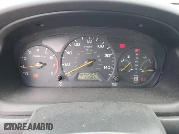 2000 Honda Accord EX with VIN 1HGCG3254YA034033, listed as a Copart auction lot 64208385 with 155,866 mi miles and Salvage title. Bid and sale history available at DreamBid. Image 9.