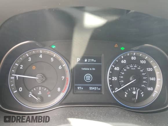 2020 Hyundai Kona SEL с VIN KM8K22AA1LU519797, выставлен на аукционе Copart как лот 68377835 с пробегом 55 431 миль миль и На запчасти • Non repairable. История ставок и продаж доступна на DreamBid. Изображение 9.