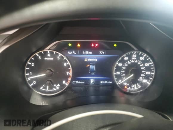 2021 Nissan Murano SV z VIN 5N1AZ2BSXMC137449, wystawiony jako Copart lot #62839025 z przebiegiem 107 286 mil mil oraz Szkoda całkowita • Salvage title. Historia ofert i sprzedaży dostępna na DreamBid. Obrazek 9.