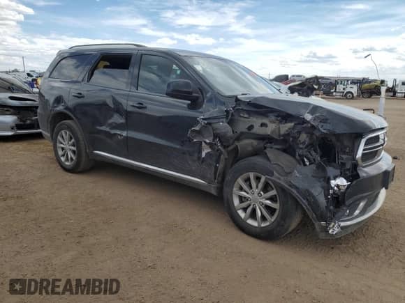 2017 Dodge Durango SXT with VIN 1C4RDJAG2HC806557, listed as a Copart auction lot 80105045 with 102,243 mi miles and Salvage title. Bid and sale history available at DreamBid. Image 4.