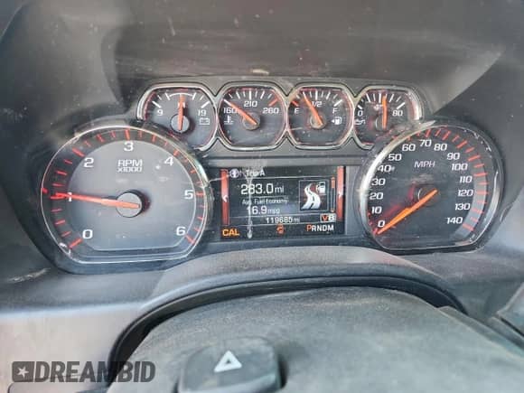 2015 GMC Sierra 1500 SLE z VIN 3GTU2UEC2FG232710, wystawiony jako Copart lot #68812915 z przebiegiem 119 685 mil mil oraz Szkoda całkowita • Salvage title. Historia ofert i sprzedaży dostępna na DreamBid. Obrazek 9.