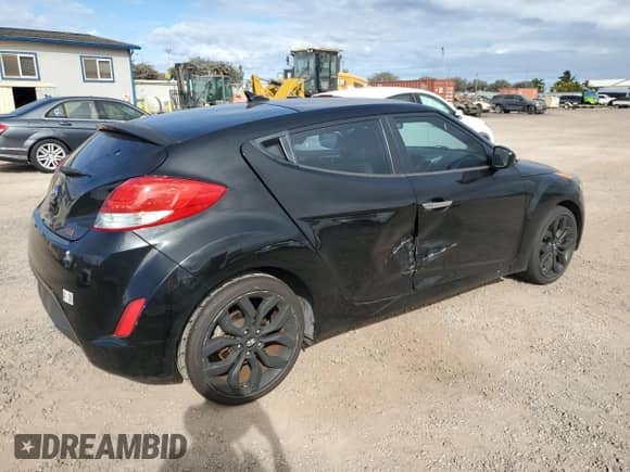 2015 Hyundai Veloster z VIN KMHTC6AD2FU220312, wystawiony jako Copart lot #65853685 z przebiegiem 46 683 mil mil oraz Szkoda całkowita • Salvage title. Historia ofert i sprzedaży dostępna na DreamBid. Obrazek 3.