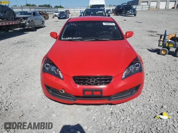 2011 Hyundai Genesis Coupe with VIN KMHHT6KD8BU058037, listed as a Copart auction lot 72008775 with 128,163 mi miles and Salvage title. Bid and sale history available at DreamBid. Image 5.