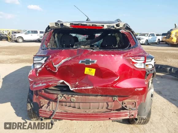 2022 Chevrolet TrailBlazer RS z VIN KL79MTSL3NB138385, wystawiony jako IAAI lot #43133957 z przebiegiem 80 257 mil mil oraz . Historia ofert i sprzedaży dostępna na DreamBid. Obrazek 17.