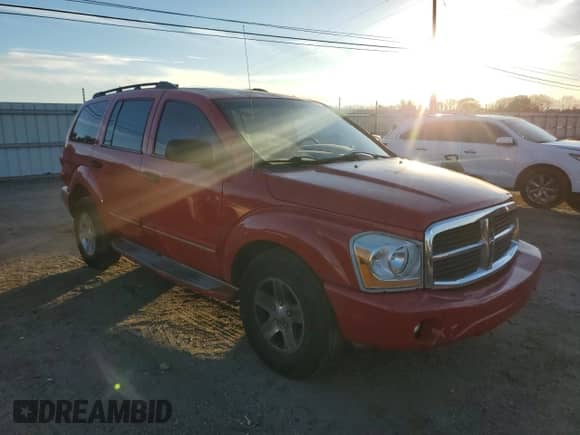 2004 Dodge Durango Limited with VIN 1D8HD58D94F147692, listed as a Copart auction lot 87744885 with 156,055 mi miles and Salvage title. Bid and sale history available at DreamBid. Image 4.