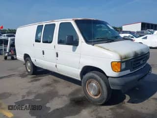 2003 Ford Econoline Cargo with VIN 1FTNS24243HB63778, listed as a IAAI auction lot 42447219 with 253,394 mi miles and . Bid and sale history available at DreamBid. Image 1.