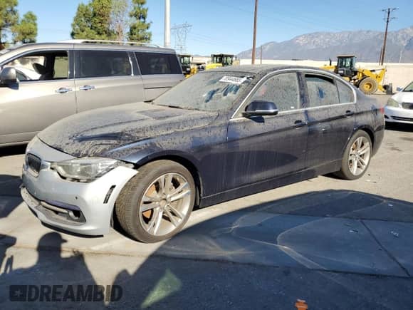 2017 BMW 3 Series 330i with VIN WBA8B9G31HNU53766, listed as a Copart auction lot 70944665 with 108,936 mi miles and Clean title. Bid and sale history available at DreamBid. Image 1.
