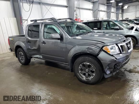 2020 Nissan Frontier SV with VIN 1N6ED0EB1LN704264, listed as a Copart auction lot 53955625 with 62,748 mi miles and Salvage title. Bid and sale history available at DreamBid. Image 4.