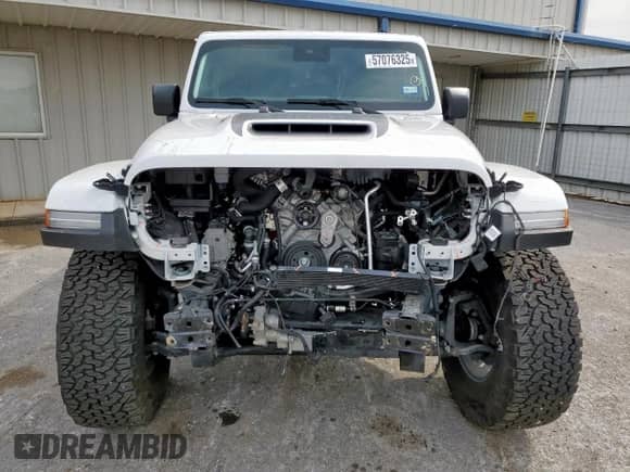 2024 Jeep Wrangler Rubicon 392 с VIN 1C4RJXSJ6RW320873, выставлен на аукционе Copart как лот 57076325 с пробегом 10 691 миль миль и Списание • Salvage title. История ставок и продаж доступна на DreamBid. Изображение 5.