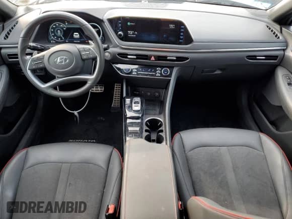 2022 Hyundai Sonata SEL Plus с VIN 5NPEJ4J22NH149207, выставлен на аукционе Copart как лот 67255115 с пробегом 39 235 миль миль и Списание • Salvage title. История ставок и продаж доступна на DreamBid. Изображение 8.