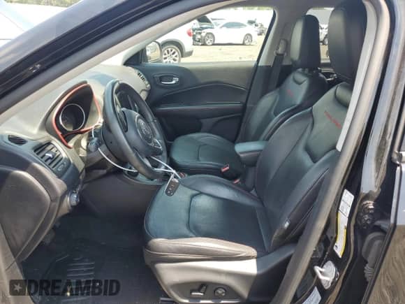 2017 Jeep Compass Trailhawk with VIN 3C4NJDDB6HT631761, listed as a Copart auction lot 62759555 with 94,528 mi miles and Salvage title. Bid and sale history available at DreamBid. Image 7.