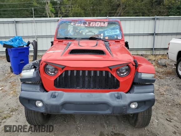 2021 Jeep Wrangler Unlimited Rubicon z VIN 1C4HJXFN7MW649602, wystawiony jako Copart lot #71774825 z przebiegiem 38 850 mil mil oraz Szkoda całkowita • Salvage title. Historia ofert i sprzedaży dostępna na DreamBid. Obrazek 5.